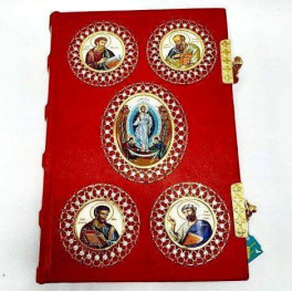 Євангеліє з латунними накладками в позолоті арт. 2.7.1551лп