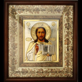 Ікона в дерев'яній рамці Господь Вседержитель  арт. 2.14.0140лф-5