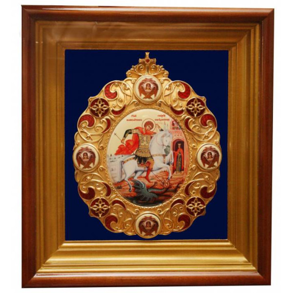 Ікона настінна - святий великомученик Георгій Побідоносець  арт. 2.14.0169лжэ-6
