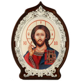 Ікона латунна Господь Вседержитель  арт. 2.78.01859л