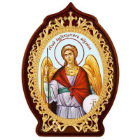 Ікона настільна латунна Архістратиг Михайло арт. BGH02133LP
