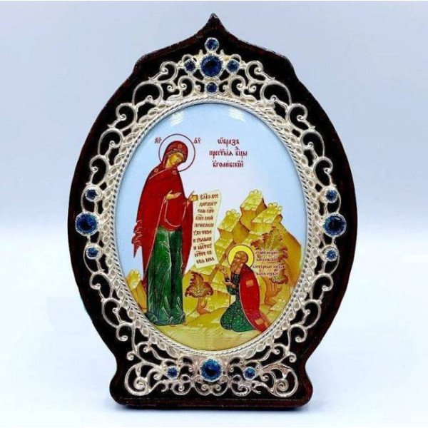 Ікона латунна Образ Божої Матері "Боголюбская" арт. 2.78.09024л