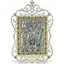 Ікона срібна настільна Свята Трійця  арт. 2.71.0012