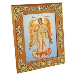 Ікона прикроватная срібна Ангел Хранитель  арт. 2.77.0127п