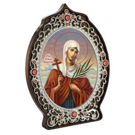 Ікона латунна Свята мучениця Валентина  арт. 2.78.0942л