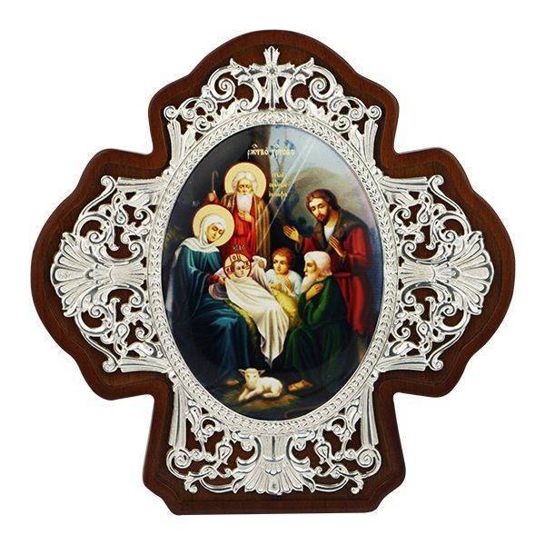 Ікона латунна "Різдво Христово" арт. 2.78.02394л