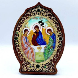 Ікона латунна Трійця в позолоті арт. 2.78.0912лп