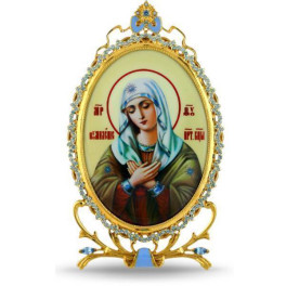Ікона настільна срібна Образ Божої Матері Розчулення  арт. 2.78.0322