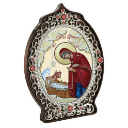 Ікона латунна Різдво Христово  арт. 2.78.0994л
