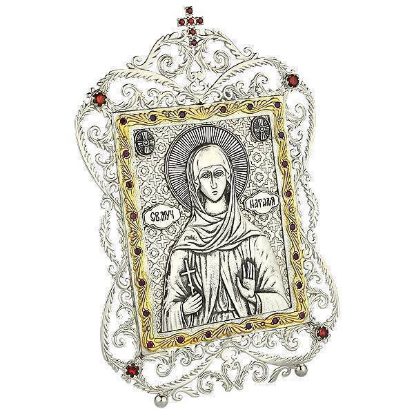 Ікона срібна Свята мучениця Наталія  арт. 2.71.0048