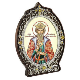 Ікона латунна Святий рівноапостольний Князь Володимир  арт. 2.78.0995л