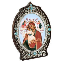 Ікона латунна Образ Божої Матері Гідність Є  арт. 2.78.0914л