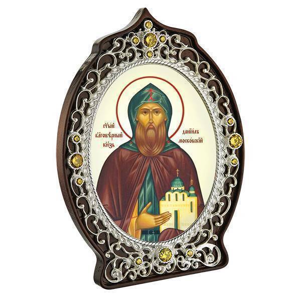 Ікона латунна Святий Данило  арт. 2.78.0924л