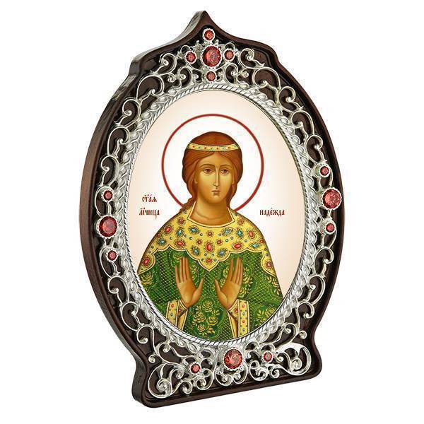 Ікона латунна Свята мучениця Надія  арт. 2.78.0935л