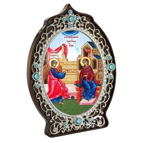 Ікона срібна Благовіщення Пресвятої Богородиці  арт. 2.78.0966