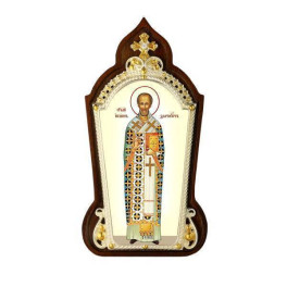 Ікона настільна латунна святитель Іоанн Златоуст  арт. 2.78.01502лж