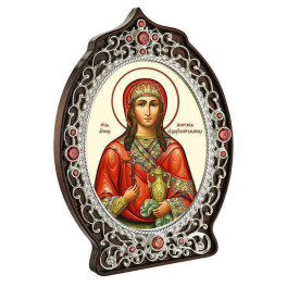 Ікона латунна Свята великомучениця Анастасія  арт. 2.78.0986л