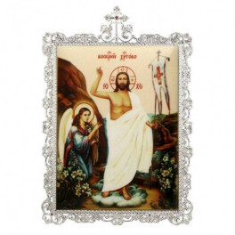 Ікона латунна "Воскресіння Христово" арт. 2.78.02745л