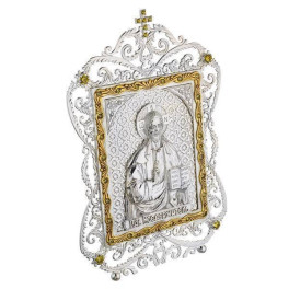 Ікона настільна латунна Господь Вседержитель  арт. 2.71.0059л