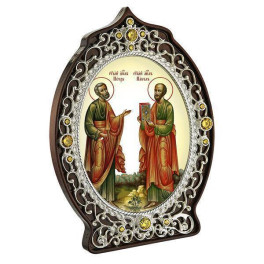 Ікона латунна Апостол Петро і Павло  арт. 2.78.0927л