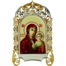 Ікона настільна срібна Образ Божої матері Казанської  арт. 2.76.0404