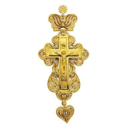 Хрест для священика латунний  арт. 2.10.0011лп