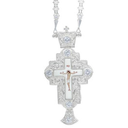 Хрест с цепью для священнослужителя арт. 2.10.0232л-2^52л
