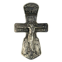 Хрест для священика срібний з чорнінням  арт. 2.10.0022