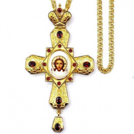 Хрест латунний в позолоті арт. 2.10.0344лп-2^1лп