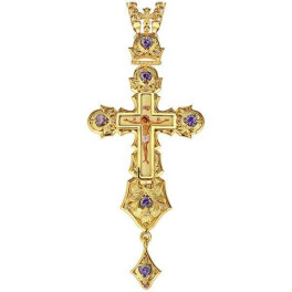Хрест для священика латунний  арт. 2.10.0001лп-2^1лп