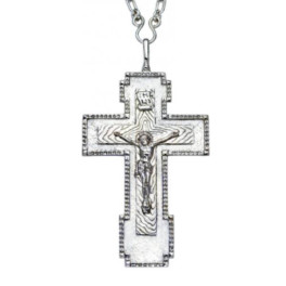 Хрест ієрейський срібний з ланцюгом  арт. 2.10.0008^10