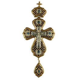 Хрест для священика срібний позолочений  арт. 2.10.0003П