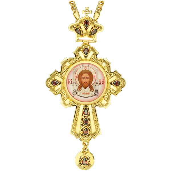 Хрест для священика латунний позолочений арт. BJ0141LP-2+1LP