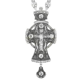 Хрест для священика срібний з ланцюгом  арт. 2.10.0038^8