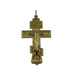 Хрест для священика срібний з позолотою  арт. 2.10.0010П