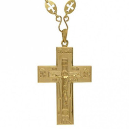 Хрест протоієрейський для священнослужителя срібний з ланцюгом арт. 2.10.0044^23