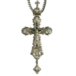 Хрест з ланцюгом для священика срібний  арт. 2.10.0001^1