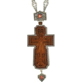 Хрест священнослужителя срібний з ланцюгом  арт. 2.10.0314^72