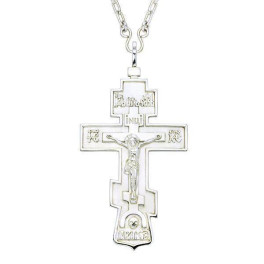 Хрест з ланцюгом для священика комбінований  арт. 2.10.0010кл^10л