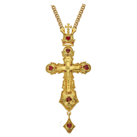 Хрест з ланцюгом для священика латунний  арт. 2.10.0001лп^1лп