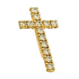 Хрест на клобук с булавкой серебряний в позолоте арт. 2.7.0500п