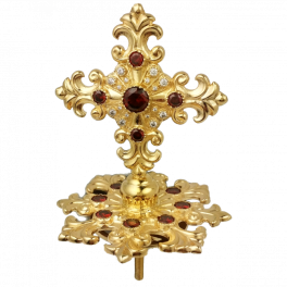 Хрест на митру латунний в позолоті арт. 2.7.1420лп