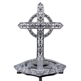 Хрест на митру латунний в срібленні арт. 2.7.0451л
