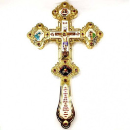 Хрест напрестольний латунний в позолоті арт. 2.7.1302лп