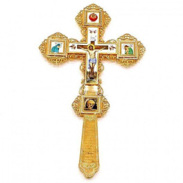Хрест "Напрестольний" латунний в позолоті арт. 2.7.1251лп