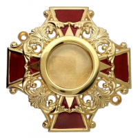 Мощевик латунний в позолоті з емалевими вставками арт. 2.7.1413лпэ