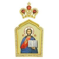 Накладка на митру латунна в позолоті арт. BG0388LP