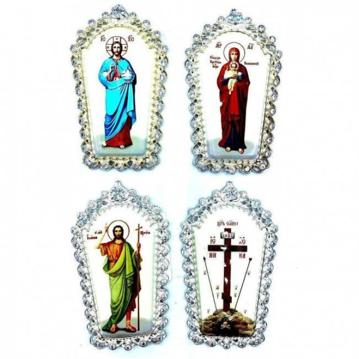 Накладка на митру латунна зі вставками арт. BG0134L