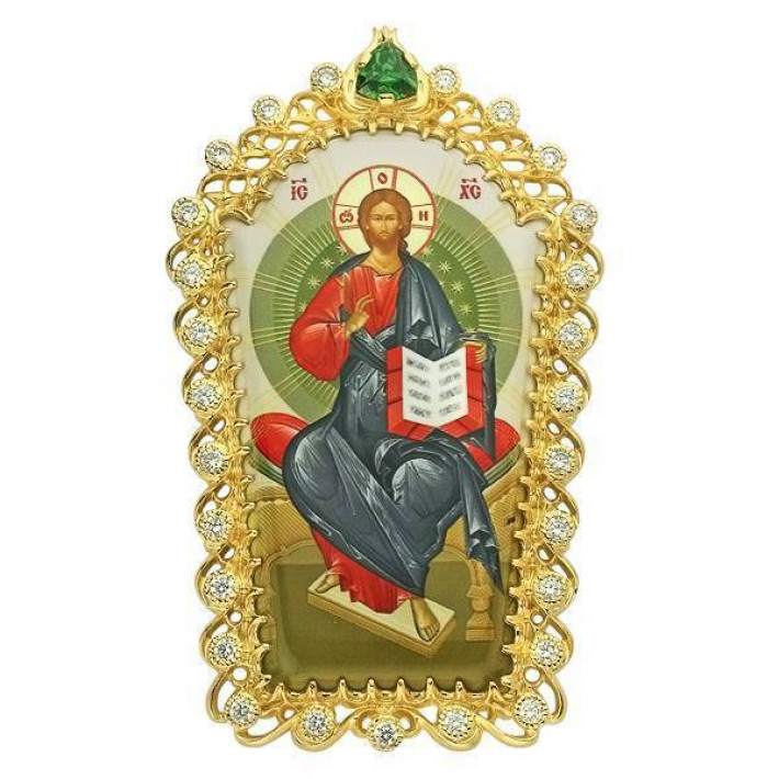 Накладка на митру латунна позолочена арт. BG0134LP