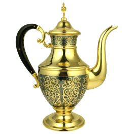 Чайник для теплоти латунний у позолоті арт. 2.7.1570лп